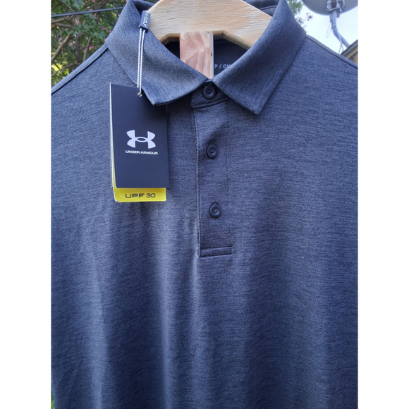 NWT Under Armour Polo Shirt Size S Gray - Picture 2 of 7